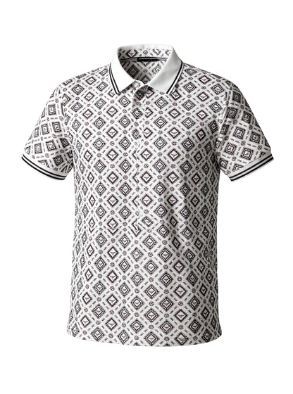 Lamazini Cowboy Archer Tee – White & Red Western Style