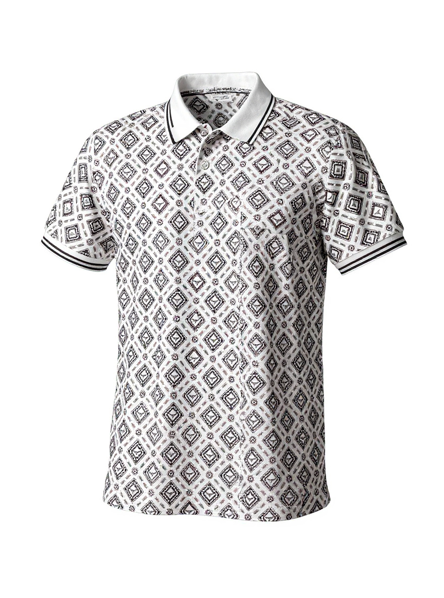 Lamazini Cowboy Archer Tee – White & Red Western Style