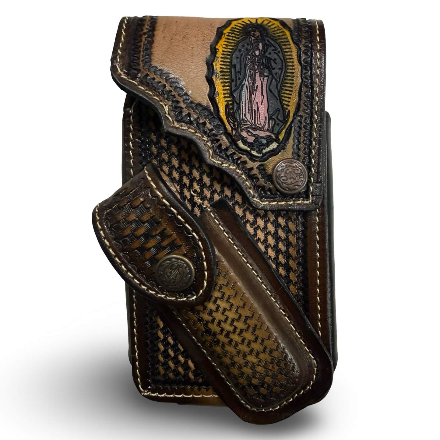Phone Case with Built-In Knife Holder Pouch